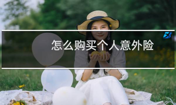 怎么购买个人意外险