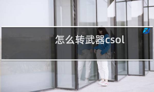 怎么转武器csol