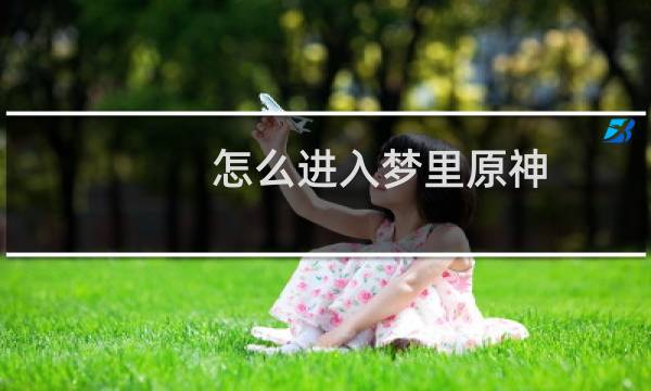 怎么进入梦里原神