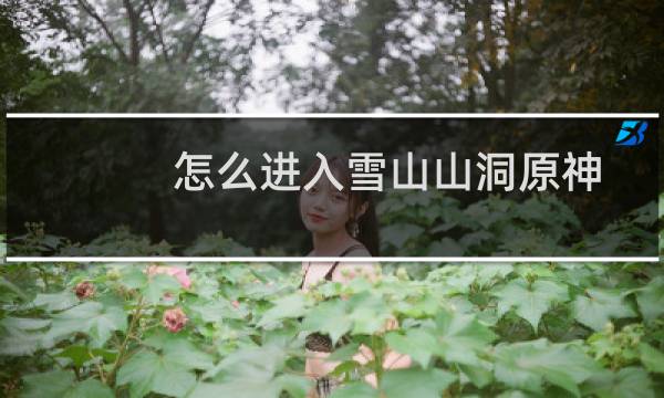 怎么进入雪山山洞原神