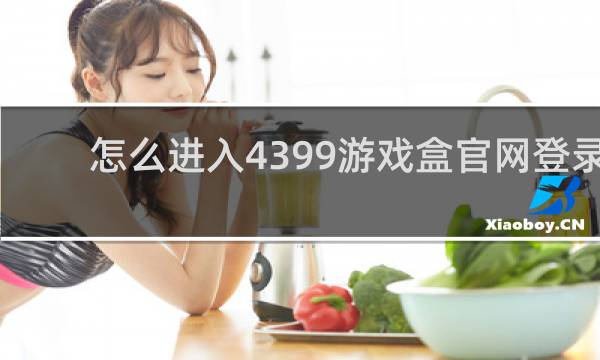 怎么进入4399游戏盒官网登录
