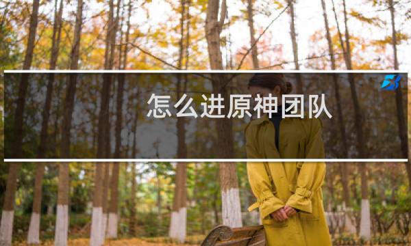 怎么进原神团队