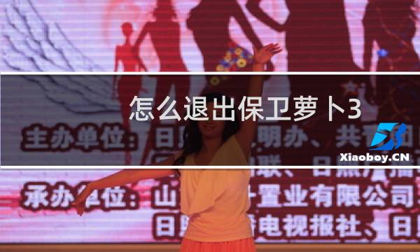怎么退出保卫萝卜3
