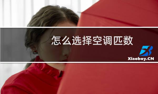 怎么选择空调匹数