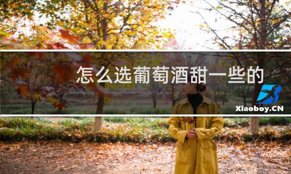 怎么选葡萄酒甜一些的
