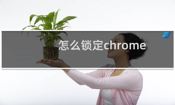 怎么锁定chrome