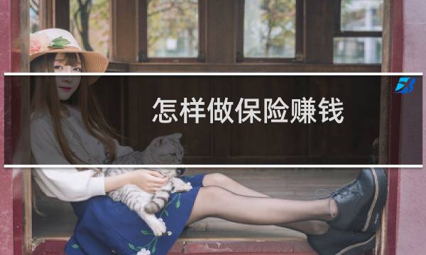 怎样做保险赚钱