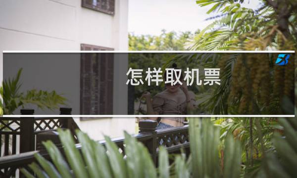 怎样取机票