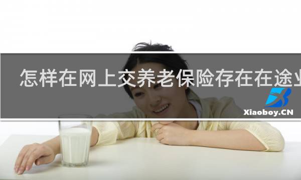 怎样在网上交养老保险存在在途业务
