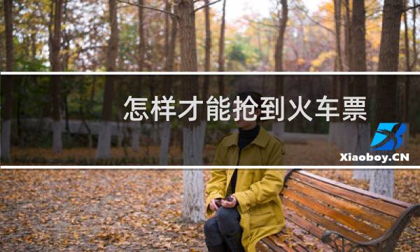 怎样才能抢到火车票