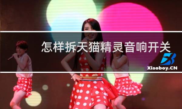 怎样拆天猫精灵音响开关