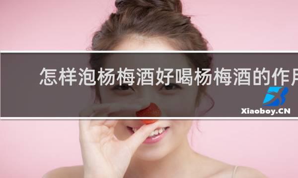 怎样泡杨梅酒好喝杨梅酒的作用