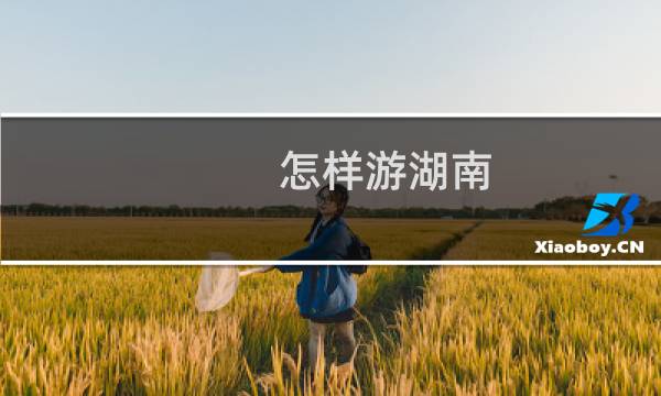 怎样游湖南
