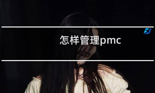 怎样管理pmc