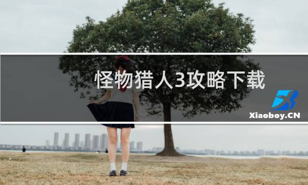 怪物猎人3攻略下载