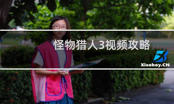 怪物猎人3视频攻略