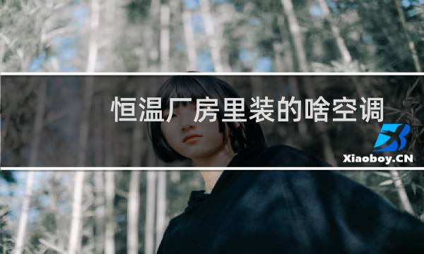 恒温厂房里装的啥空调