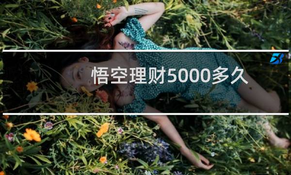 悟空理财5000多久