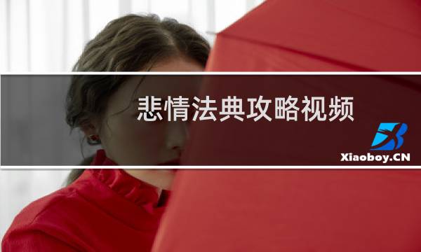 悲情法典攻略视频