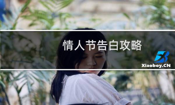 情人节告白攻略