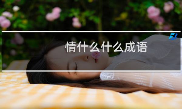 情什么什么成语