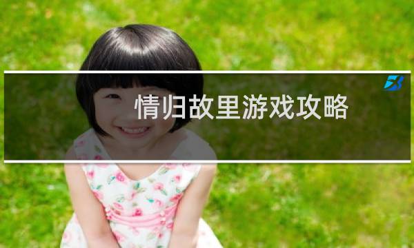 情归故里游戏攻略