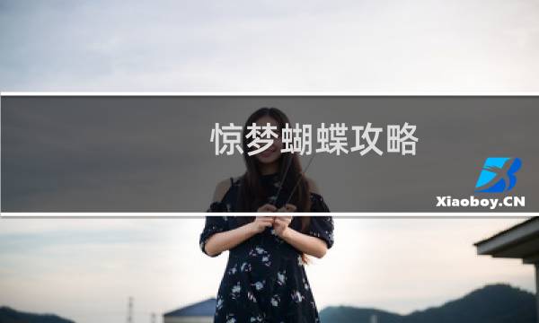 惊梦蝴蝶攻略