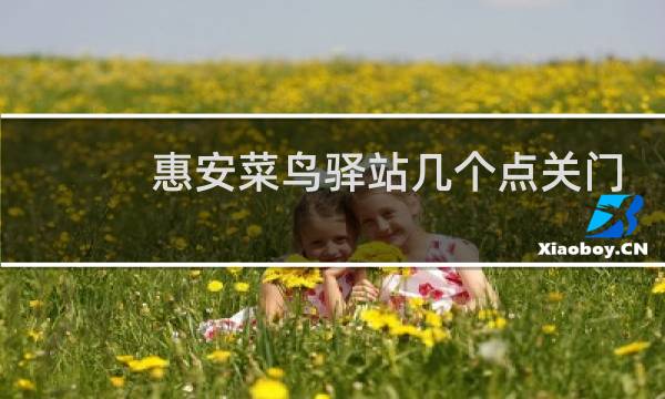 惠安菜鸟驿站几个点关门