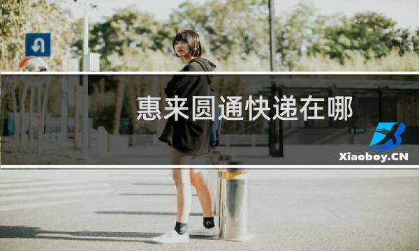 惠来圆通快递在哪