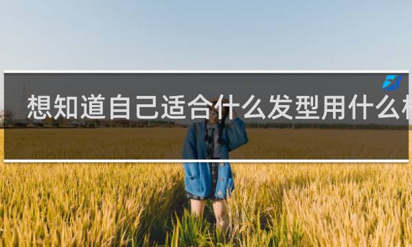 想知道自己适合什么发型用什么相机