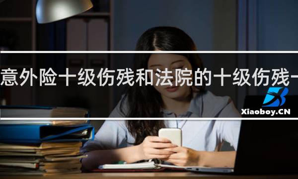 意外险十级伤残和法院的十级伤残一样吗