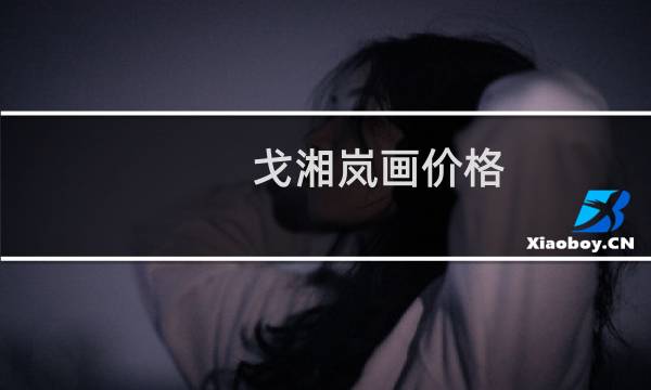戈湘岚画价格