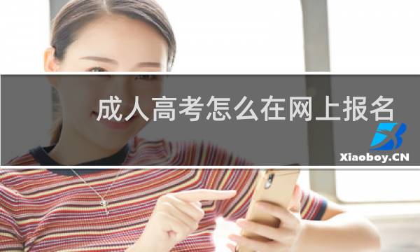成人高考怎么在网上报名