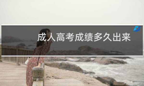 成人高考成绩多久出来