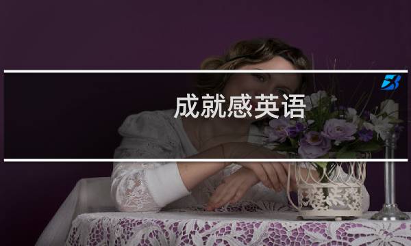成就感英语