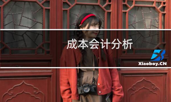 成本会计分析