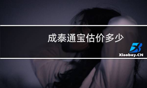 成泰通宝估价多少