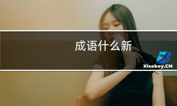 成语什么新