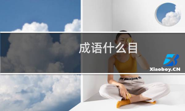 成语什么目