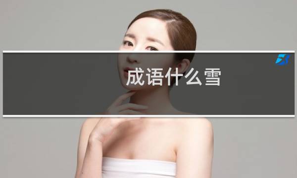 成语什么雪