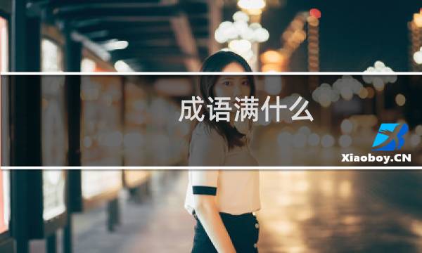 成语满什么