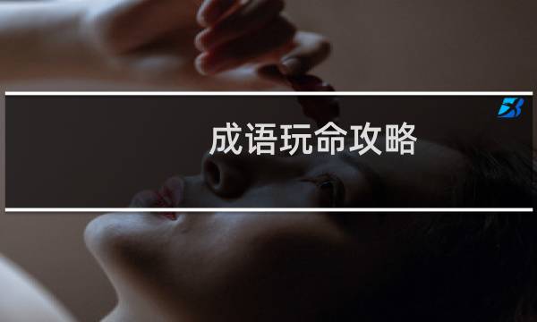 成语玩命攻略