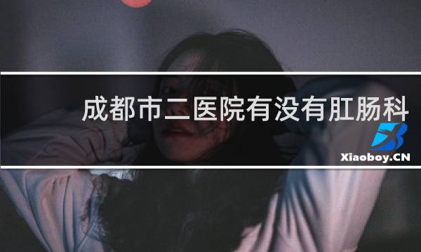 成都市二医院有没有肛肠科