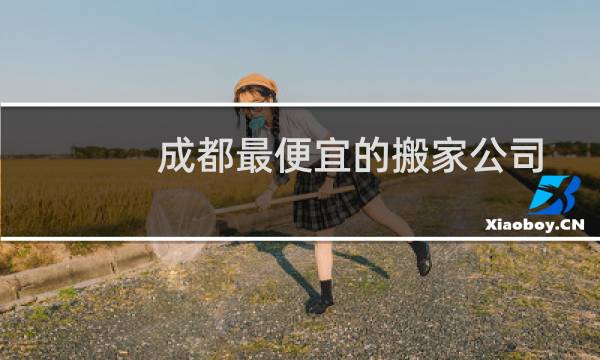 成都最便宜的搬家公司