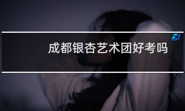 成都银杏艺术团好考吗