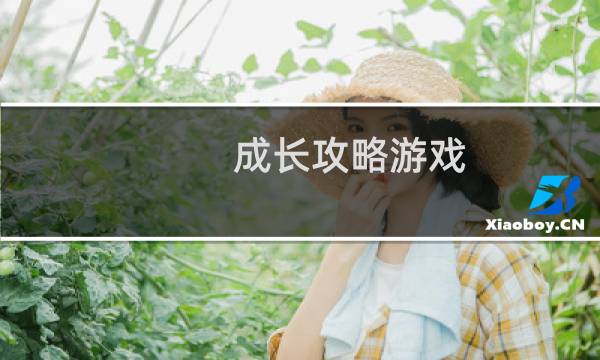 成长攻略游戏