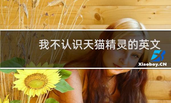 我不认识天猫精灵的英文