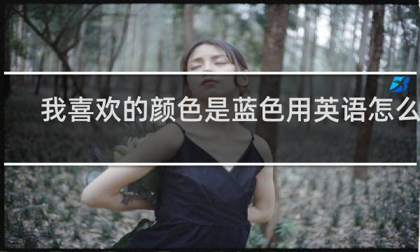 我喜欢的颜色是蓝色用英语怎么说
