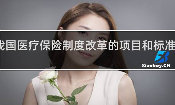 我国医疗保险制度改革的项目和标准是什么
