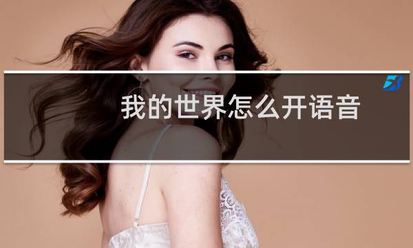 我的世界怎么开语音